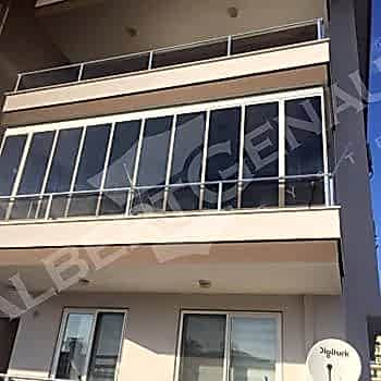 Tek Camlı Kayar Katlanır Cambalkon