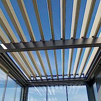 Raylı Tente Sistemleri Bioklimatik Pergola