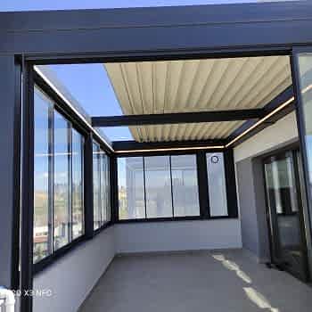 Raylı Tente Sistemleri Bioklimatik Pergola