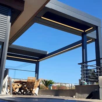 Raylı Tente Sistemleri Bioklimatik Pergola