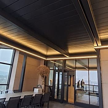 Raylı Tente Sistemleri Bioklimatik Pergola