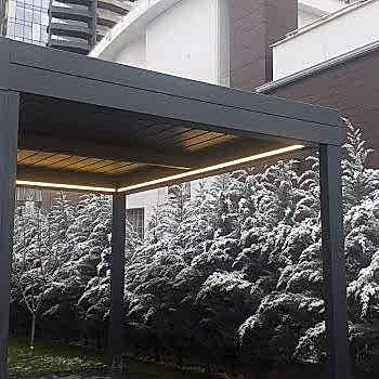 Raylı Tente Sistemleri Bioklimatik Pergola