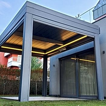 Raylı Tente Sistemleri Bioklimatik Pergola