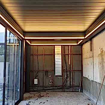 Raylı Tente Sistemleri Bioklimatik Pergola