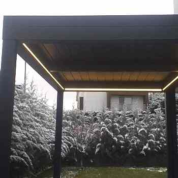 Raylı Tente Sistemleri Bioklimatik Pergola