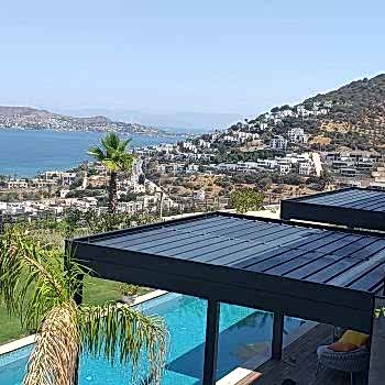 Raylı Tente Sistemleri Bioklimatik Pergola